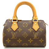 Louis Vuitton Monogram Mini Speedy Handbag Brown