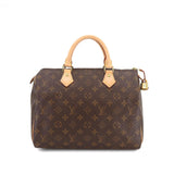 Louis Vuitton Monogram Speedy 30 Hand Bag Brown Rfid Gold Hardware