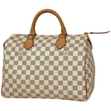 Louis Vuitton Speedy 30 Handbag Damier Azur