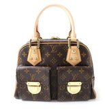 Louis Vuitton Manhattan PM Monogram Brown Gold Metal Fittings