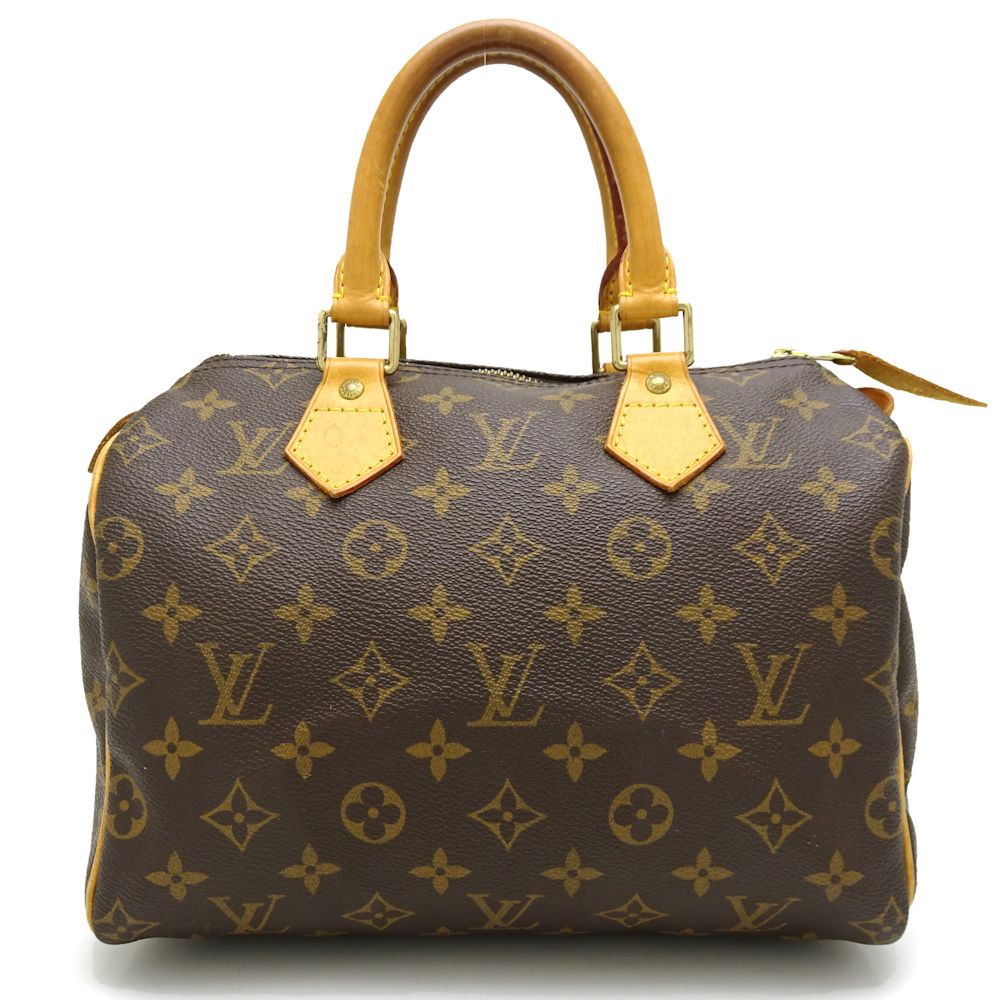 Louis Vuitton Monogram  Speedy 25  Handbag Brown