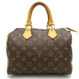 Louis Vuitton Monogram  Speedy 25  Handbag Brown