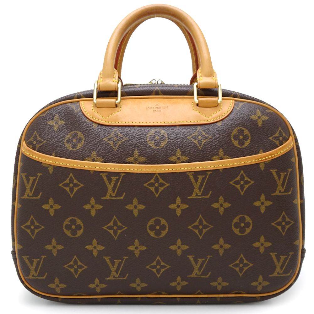 Louis Vuitton Monogram Trouville Handbag Brown