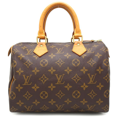 Louis Vuitton Monogram Speedy 25  Handbag Brown