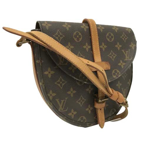 Louis Vuitton Shanti MM Shoulder Bag Crossbody Pochette Monogram Leather