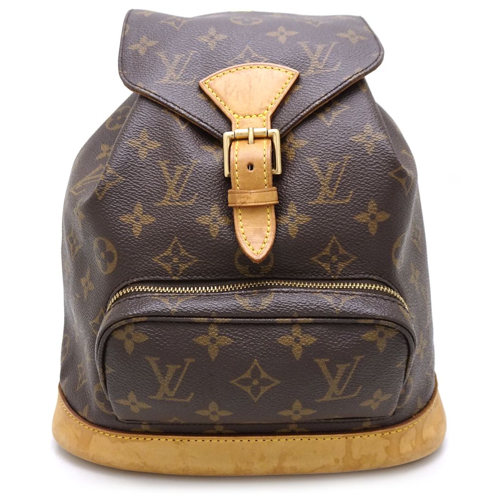 Louis Vuitton Monogram Montsuri MM Backpack Brown