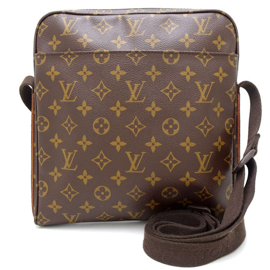 Louis Vuitton Monogram Trotter Bobourg Shoulder Bag Brown