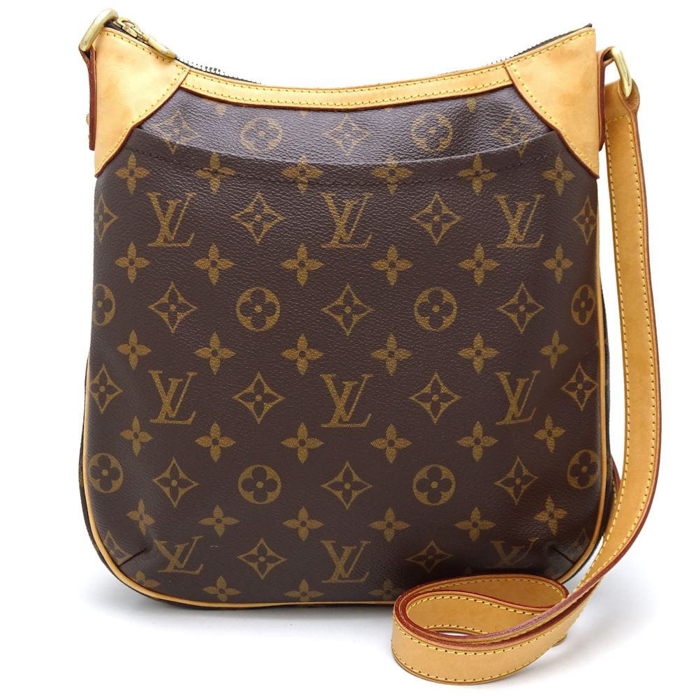 Louis Vuitton Monogram Odeon PM Crossbody Shoulder Bag Brown