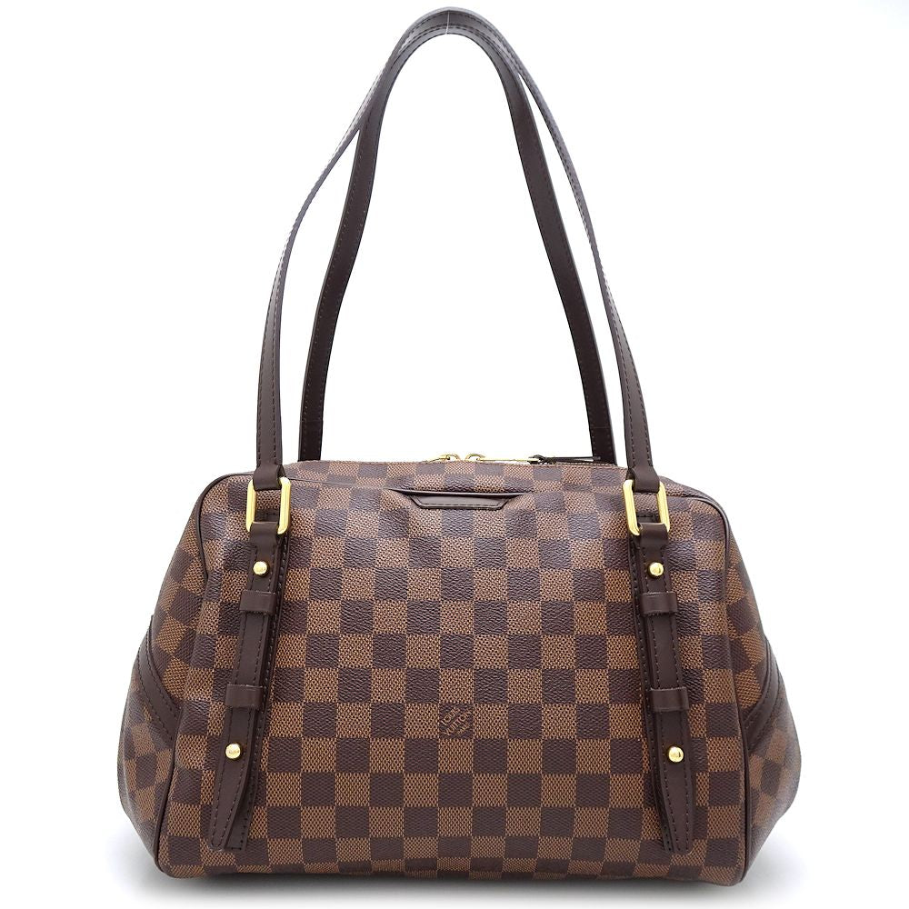 Louis Vuitton Damier Rivington GM Shoulder Bag Ebene