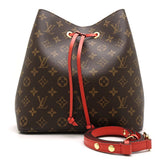 Louis Vuitton NeoNoe Monogram Coquelicot Shoulder Bag Red