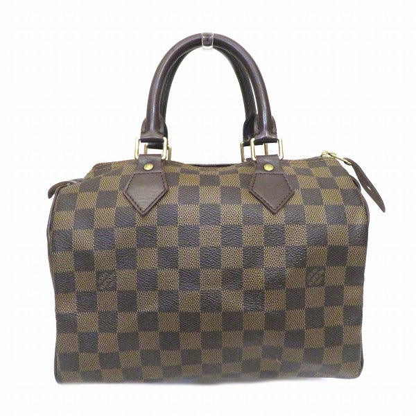 Louis Vuitton Damier Speedy 25 Bag Handbag Boston Bag