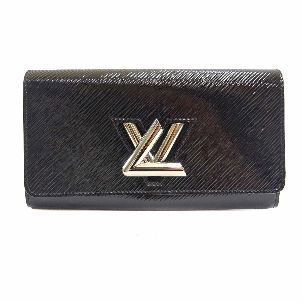 Louis Vuitton Epi Portefeuille Twist Long Wallet Black