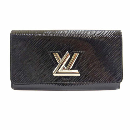 Louis Vuitton Epi Portefeuille Twist Long Wallet Black