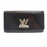 Louis Vuitton Epi Portefeuille Twist Long Wallet Black