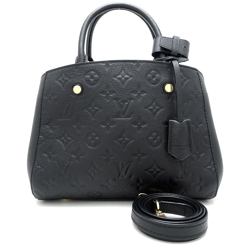 Louis Vuitton Montaigne BB 2Way Bag Noir