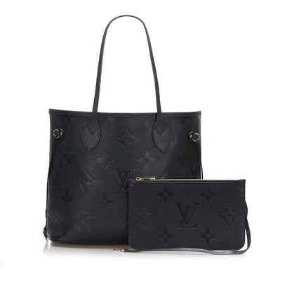 Louis Vuitton Monogram Emplant Neverfull MM Tote Bag