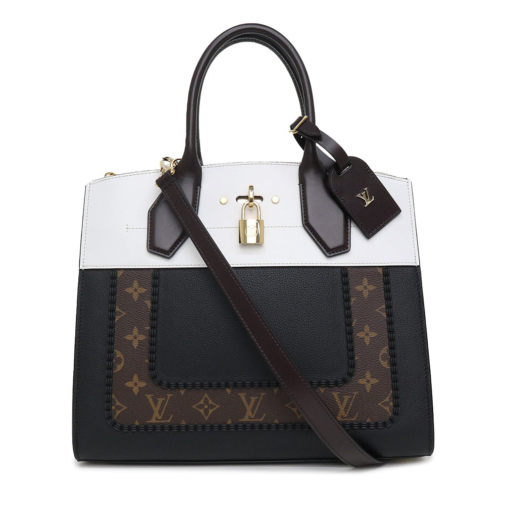 Louis Vuitton City Steamer MM Monogram 2way Shoulder Bag
