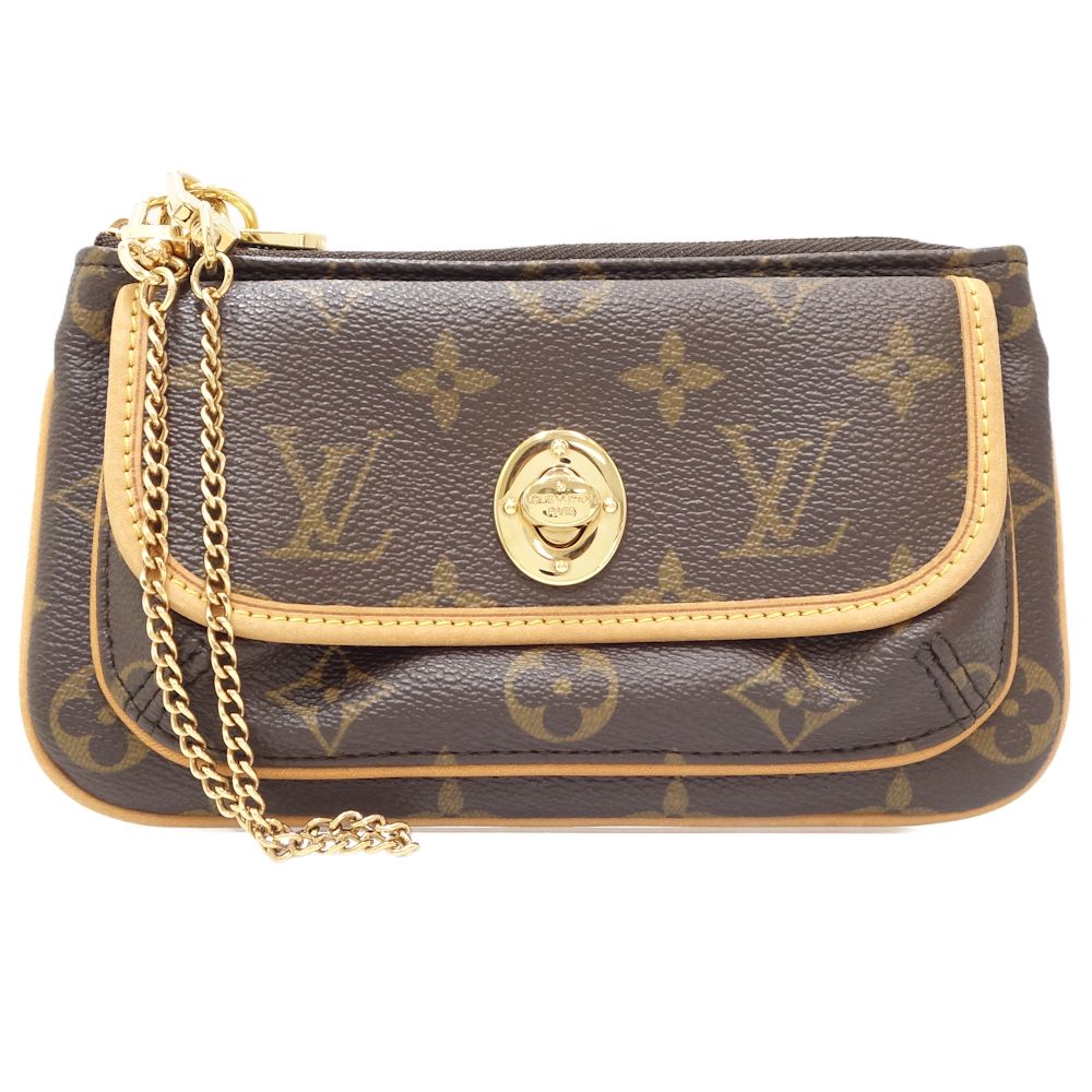 Louis Vuitton Monogram Pochette Tical Pochette Brown