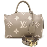 Louis Vuitton Petit Palais PM Bicolor Monogram Implant Handbag Tourtrell Creme