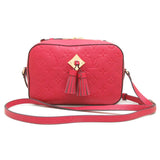 Louis Vuitton Santonge Crossbody Shoulder Bag Amplant Scarlet Red