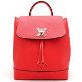 Louis Vuitton Lock Me Backpack Daypack Ruby