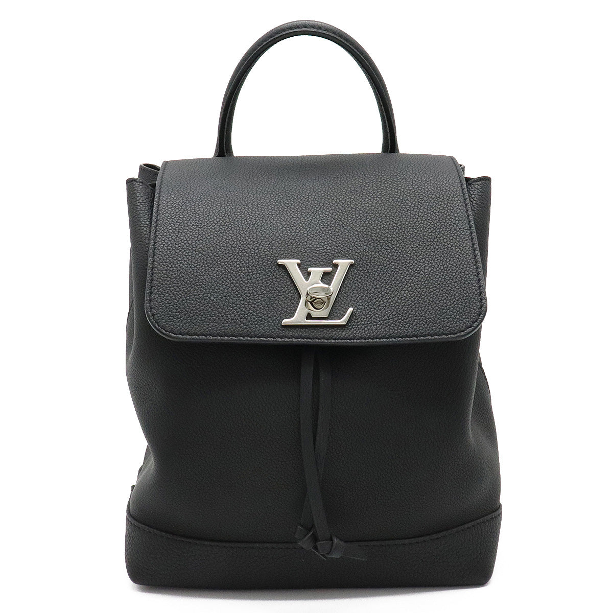 Louis Vuitton LockMe Backpack Rucksack Calf Leather Noir Black