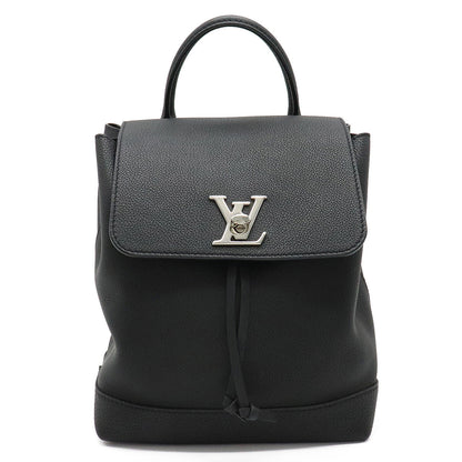 Louis Vuitton LockMe Backpack Rucksack Calf Leather Noir Black