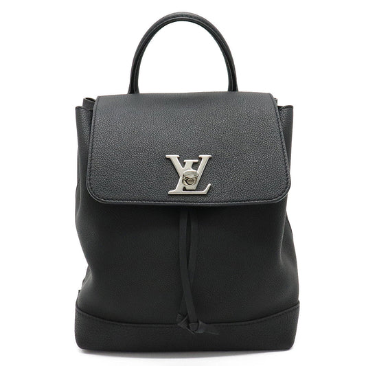 Louis Vuitton LockMe Backpack Rucksack Calf Leather Noir Black