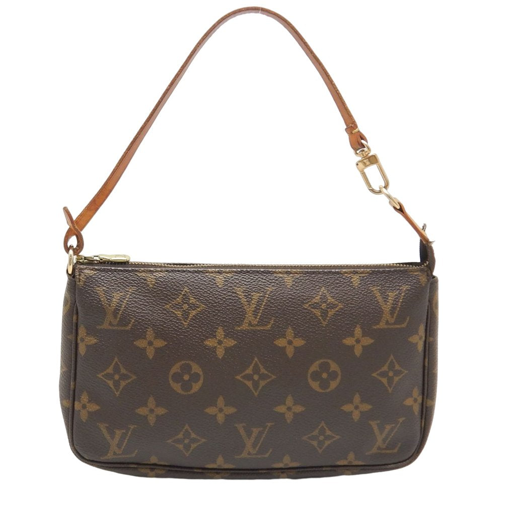 Louis Vuitton Monogram Pochette Accessoire Handbag Accessory Pouch Brown