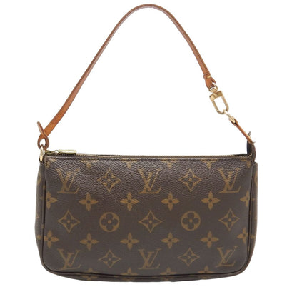 Louis Vuitton Monogram Pochette Accessoire Handbag Accessory Pouch Brown