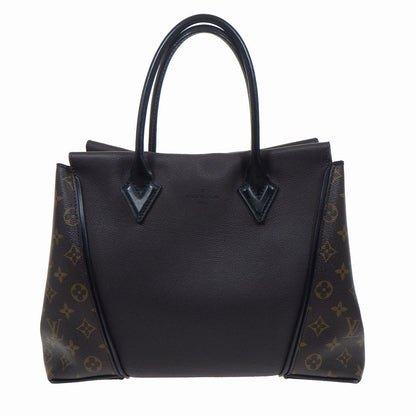 Louis Vuitton Tote W PM Handbag Cuir Orfevre Leather Brown
