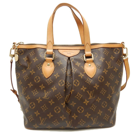 Louis Vuitton Monogram  Palermo PM Tote Bag Brown