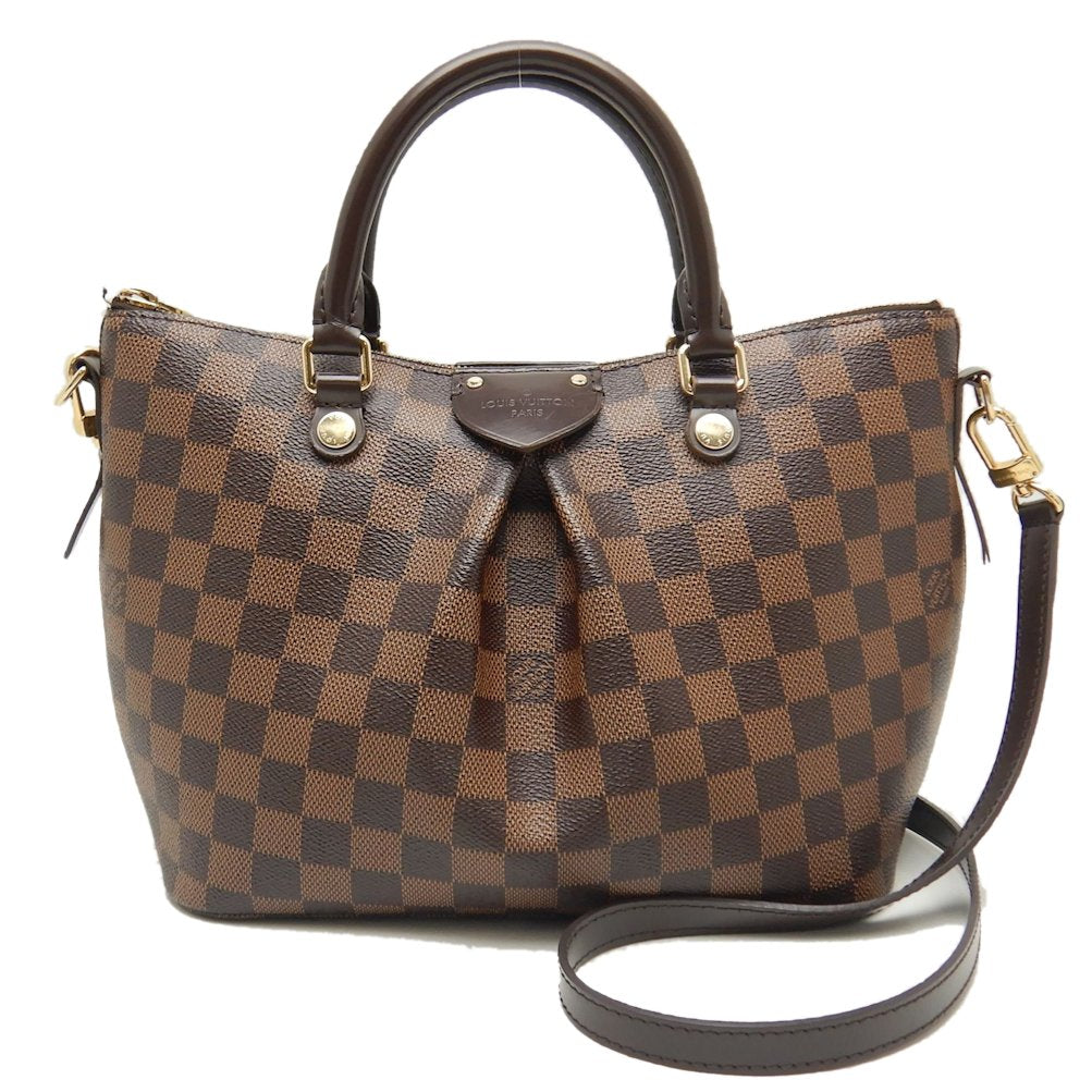 Louis Vuitton Damier Sienna PM Handbag Brown