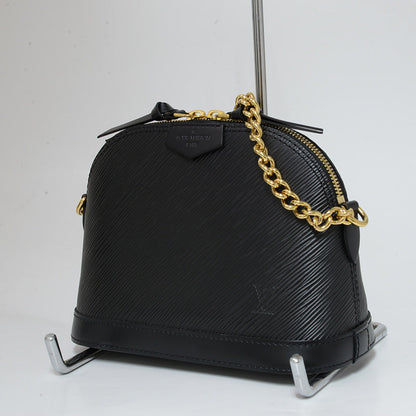 Louis Vuitton Alma Mini Chain Epi Noir Black