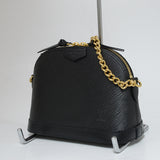 Louis Vuitton Alma Mini Chain Epi Noir Black