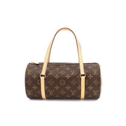 Louis Vuitton Monogram Papillon 26 Hand Bag Brown