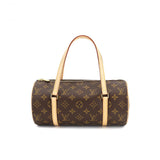 Louis Vuitton Monogram Papillon 26 Hand Bag Brown