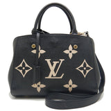 Louis Vuitton Montaigne BB Bicolor Monogram Emplant Noir Black