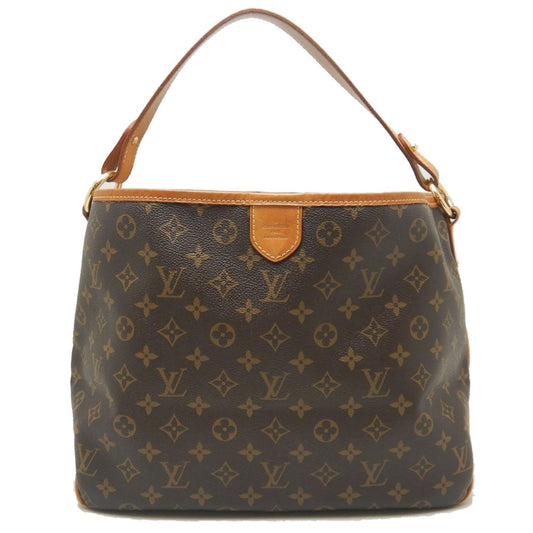 Louis Vuitton Monogram Delightful MM Shoulder Bag Brown