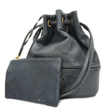 Chanel Shoulder Bag Caviar Skin Hardware Back Gold