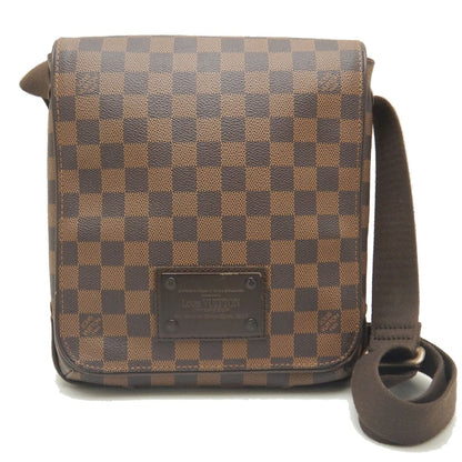 Louis Vuitton Damier Brooklyn PM Shoulder Bag Ebene