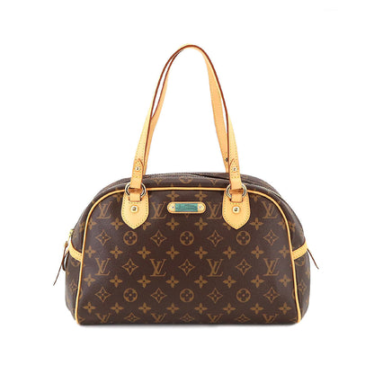 Louis Vuitton Monogram Montorgueil PM Hand Bag Brown