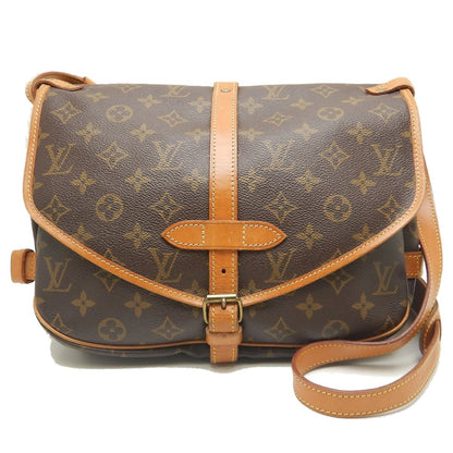 Louis Vuitton Monogram Saumur 30 Shoulder Bag Brown