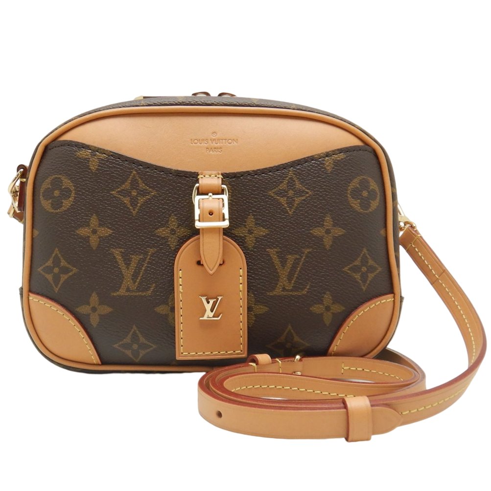Louis Vuitton Monogram  Deauville Mini Shoulder Bag Brown