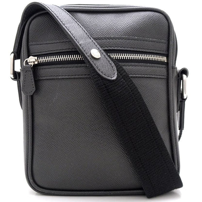 Louis Vuitton Taiga  Crossbody Shoulder Bag Ardoise Silver Hardware