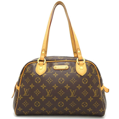 Louis Vuitton Monogram  Montorgueil PM Shoulder Bag Brown