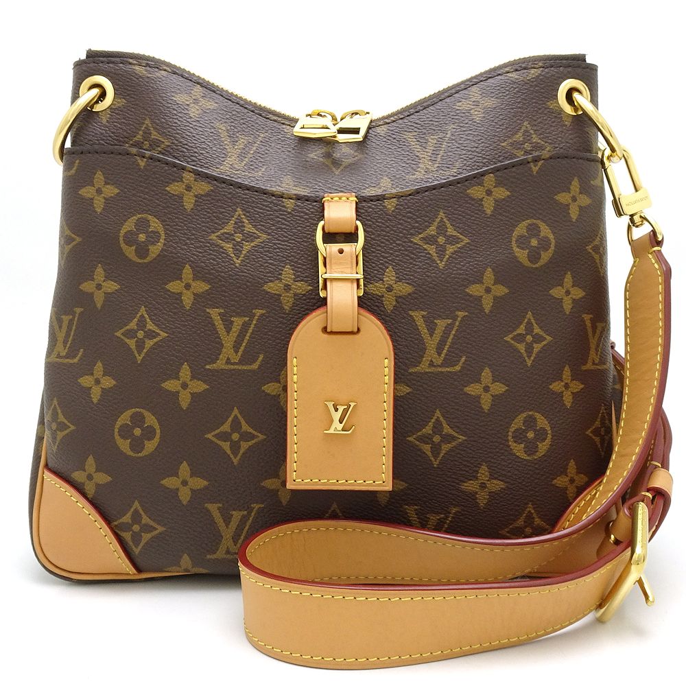 Louis Vuitton Monogram Odeon NM PM Shoulder Bag Brown