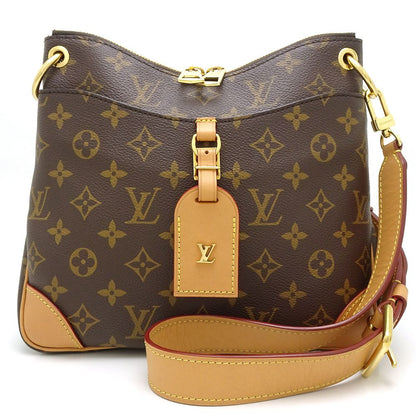 Louis Vuitton Monogram Odeon NM PM Shoulder Bag Brown