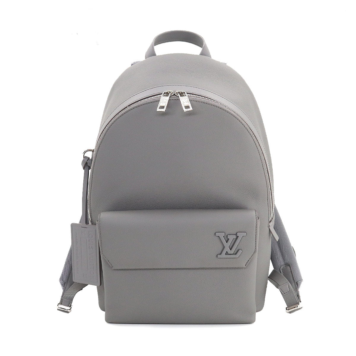 Louis Vuitton Aerogram Takeoff Backpack Rucksack Leather Gray