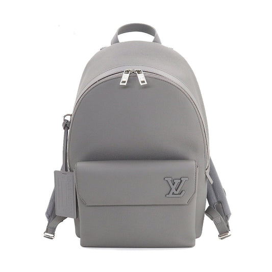 Louis Vuitton Aerogram Takeoff Backpack Rucksack Leather Gray